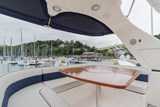 Flybridge Seating and Table on Aquastar 57